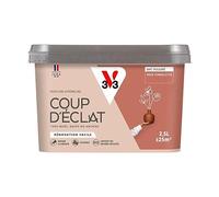 V33 Peinture murale intérieure Coup d'Éclat® Rose terracotta Mat Poudré 2,5L