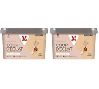 V33 Peinture murale intérieure Coup d'Éclat® Sable chaud Mat Poudré 2,5L (Lot de 2)