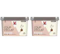 V33 Peinture murale intérieure Coup d'Éclat® Toile de coton Mat Poudré 2,5L (Lot de 2)
