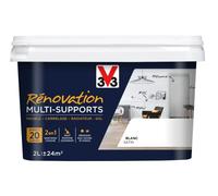 V33 Peinture rénovation multi-supports, Blanc 2L
