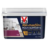 V33 Peinture rénovation multi-supports, Figue satin 0,5L