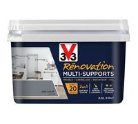 V33 Peinture rénovation multi-supports,Gris galet satin 0,5L
