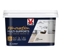 V33 Peinture rénovation multi-supports, Gris porcelaine 2L