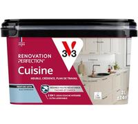 V33 Peinture Rénovation Perfection® Cuisine Café Crème Mat - 2L