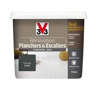 Peinture V33 Rénovation Planchers & Escaliers (Stratifiés-Bois) Tarmac 0,75 L