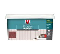 V33 Rénovation Lambris (PVC-Bois) Satin Griotte 2 L