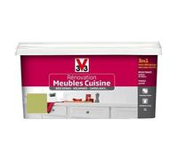 V33 Rénovation Meubles Cuisine (Bois vernis-Mélaminés-Stratifiés) Satin Absinthe 2 L
