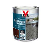 V33 Saturateur Rénovation terrasses et bardages, Okoumé 1L