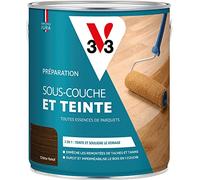 V33 Sous-couche & Teinte parquets, Chêne foncé, 2,5L
