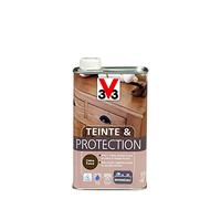 Teinte & Protection Bois V33 Chêne Foncé Mat 0,5L