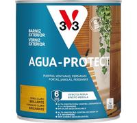 V33 Vernis extérieur eau Protect brillant chêne clair 0,75 l
