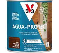 V33 Vernis extérieur Eau Protect Brillant Sapeli 0,75 l