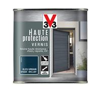 V33 Vernis extérieur Haute protection Bleu urbain brillant 0,75 L