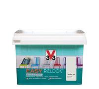 V33 Vernis intérieur Easy relook, Tendre gris satin 0,5L