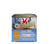 V33 Vernis intérieur Mat meubles & boiseries, Chêne doré 0,5L