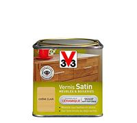 V33 Vernis intérieur Satin meubles & boiseries, Chêne clair 0,5L