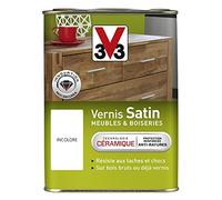 V33 Vernis intérieur Satin meubles & boiseries, Incolore 2,5L