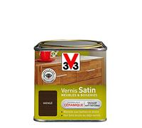 V33 Vernis intérieur Satin meubles & boiseries, Wengé 0,5L