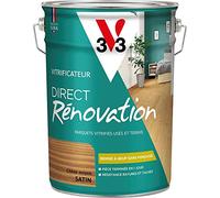 V33 Vitrificateur parquets, Direct Rénovation, Chêne moyen Satin, 5L