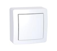 Schneider Electric Interrupteur va-et-vient Alrea ALB62051P 10 A avec cadre saillie Blanc