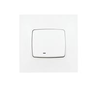 Va-et-vient lumineux 1 poste Neptune Blanc Legrand