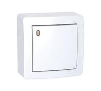Schneider Electric Interrupteur va-et-vient lumineux Alréa 10A blanc