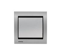 Va-et-vient Lumineux Silver Delta Iris + Plaque Métal Alu Silver Siemens