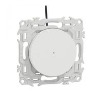 Va-et-vient ou poussoir lumineux 10A - LED verte 0,15mA - blanc - Odace II SCHNEIDER