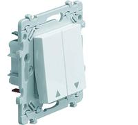 Hager Va-et-vient double Essensya WE300 pour volet roulant Blanc