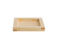 Vaarnii 009 Tray plateau Pin en huile-cire. 33x33x6 cm