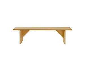 Vaarnii Banc 012 Kolmio Bench Pin en huile-cire mat. 176x42x45 cm