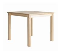 Vaarnii Table 016 Maasto Table Pin en huile-cire mat. 90×90×75 cm