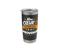 Vacances Humour région France amour provence Gobelet isotherme en acier inoxydable double paroi