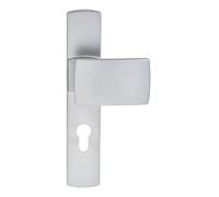 Vachette Ensemble Poignée de Tirage Extérieure et Poignée Standard Intérieure ARTIS - Réversible Droite/Gauche - Clé I Porte Palière - Entraxe 195 mm - en Zamak - Garantie 10 Ans - Chrome Velours