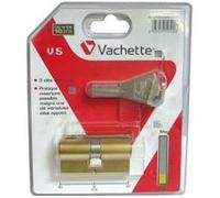 Vachette – Cylindre de sûreté V5 SYNKRO – Débrayable 30x30 mm Laiton 5 goupilles 3 clés
