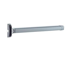 Vachette Barre Anti-Panique Porte Sortie de Secours Bois & Métal - 1900BM - Max 850mm Recoupable, Réversible avec Gâche - 1 Point de Verrouillage - Résistance Vandalisme et Corrosion - Garantie 10 Ans