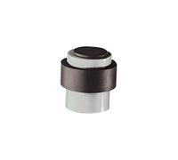Vachette Butée de Porte 3737 - Utilisation sur Porte d'Intérieur - Bonne Force de Retenue - Corps en Aluminium et Ruban Amortisseur en Élastomère Absorbant les Chocs - Inclus Vis et Chevilles - Argent