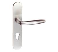 Vachette ensemble de plaque Orca pour porte intérieure - argent