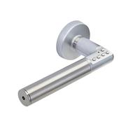 Vachette Poignée de Porte à Code Electronique Code Handle sur Rosace - Version Main Droite - Portes Intérieures 35/80mm d'Epaisseur - Carré de 7mm - Verrouillage Automatique ou Manuel - Piles Fournies