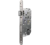 Vachette - Serrure de sûreté D455 Réversible sans gâche | Serrure à larder inox à fouillot sans gâche - Clé I - Axe à 50 mm - Série D455 - Vachette