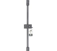 Vachette Serrure en applique multipoints horizontale à tirage MULTIBLINDE série 8800, Tirant Gauche, Certifiée A2P*, Haute sécurité, 3 points de fermeture, 4 clés VIP+ brevetées incluses, Gris