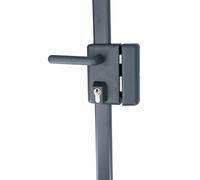 Vachette Serrure en applique multipoints verticale à poignée, MULTIBLINDE série 8800, Tirant Gauche, Certifiée A2P, Haute sécurité, 3 points de fermeture, 4 clés VIP+ brevetées incluses, Gris