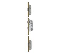 Vachette Serrure Multipoint en Applique 5000 T204D - 3 points - Axe 50, Entraxe 70 - Sans Gâche - Bouts Carrés - Droite - Facile à Poser - Conforme aux Normes de Sécurité - Garantie 10 Ans
