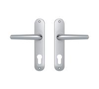 Ensemble aluminium anodisé argent Mondial Vachette - Clé I - Cylindre