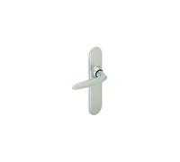 Vachette Set de Poignée de Porte sur Petite Plaque JAZZ - Version Clé L Porte de Chambre. de Bureau - Entraxe 165 mm - Pose Facilet - Garantie 10 ans - en Zamak Résistant - Finition Chrome Velours