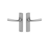 Vachette Ensemble de poignées Muze Bezault – Bec de cane – Entraxe 165 mm – Chrome velours