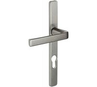 Poignées sur plaques étroites clé I - aluminium argent - Kaza VACHETTE