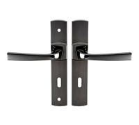 Ensemble sur grande plaque MUZE clé L diamant noir VACHETTE 086434