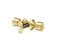 VACHETTE V60 Serrure tubulaire condamnation - Axe 80 mm - Laiton poli