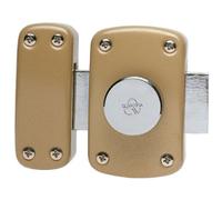 Vachette - Verrou à bouton intérieur sans cylindre série Cyclop / Verni | Verrou Cyclop à bouton seul 766 V - Vachette